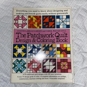 The Patchwork Quilt Design & Coloring Book - 1977